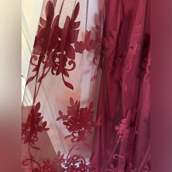 Maxi Red Formal Dress - Picture 3 of 5